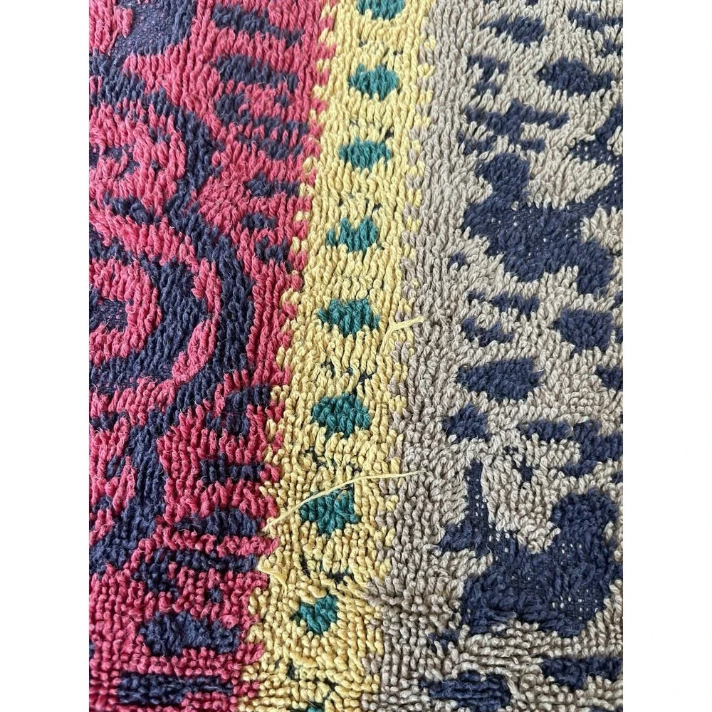 Colorful Patterned Bath Towel
